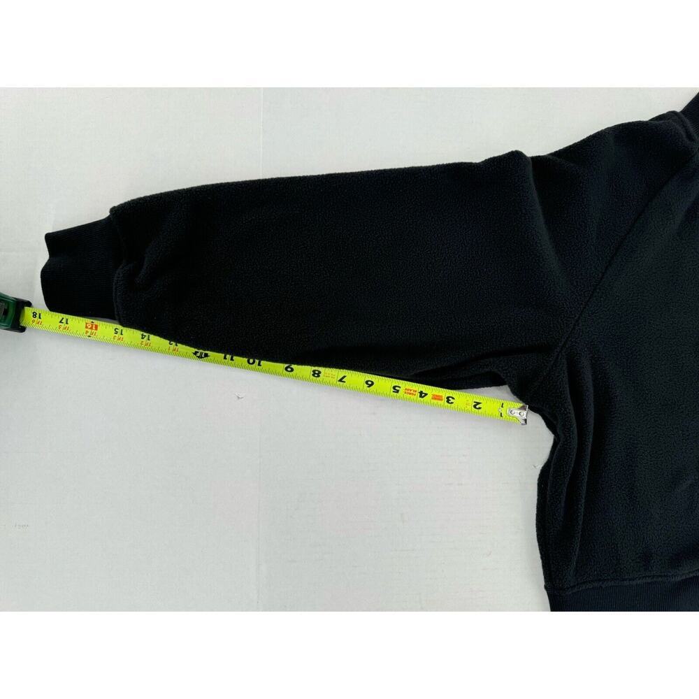 Skims Fleece Lounge Track Jacket Sz XXL Cropped Black Onyx Outdoor Casual New - Picture 10 of 15